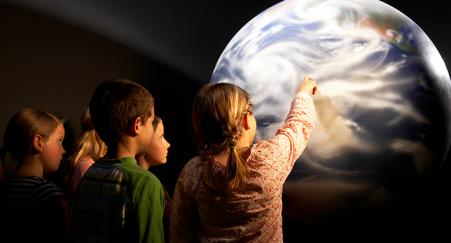 kids with earth